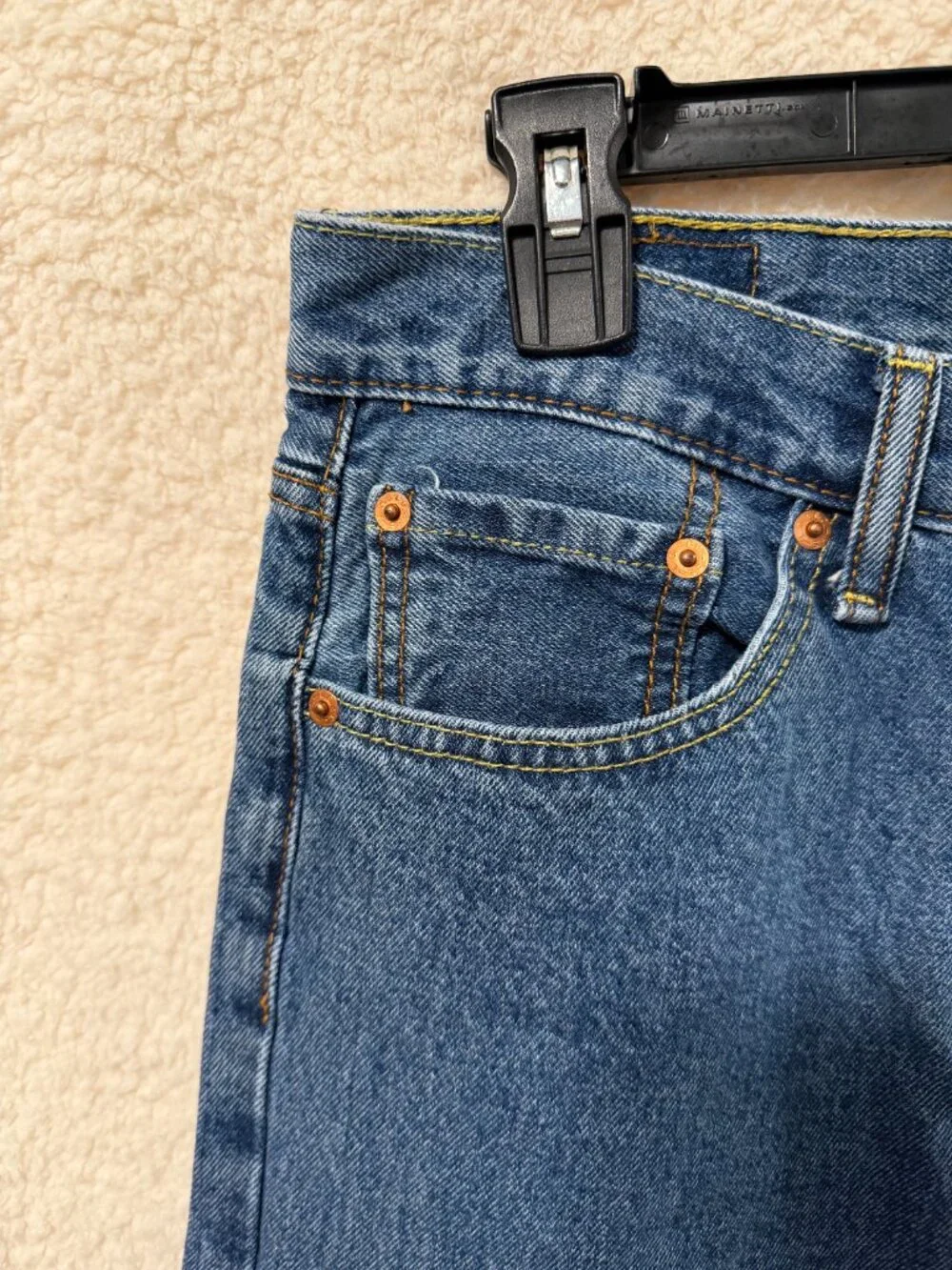 LEVI'S 505 Men's Denim Straight Jeans Size 33x30 Regular Fit EUC